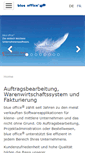 Mobile Screenshot of blue-office.de